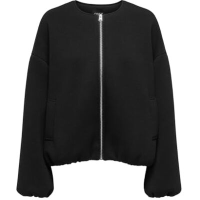 ONLY Onlellie Jas Scuba CS Otw, Zwart, M Dames, Zwart, M ONLY Onlellie Jas Scuba CS Otw, Zwart, M Dames, Zwart, M