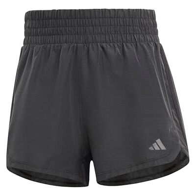 adidas Dames Pacer Training 3-Stripes Woven High-Rise Shorts, BLACK, XL 5 inch adidas Dames Pacer Training 3-Stripes Woven High-Rise Shorts, BLACK, XL 5 inch