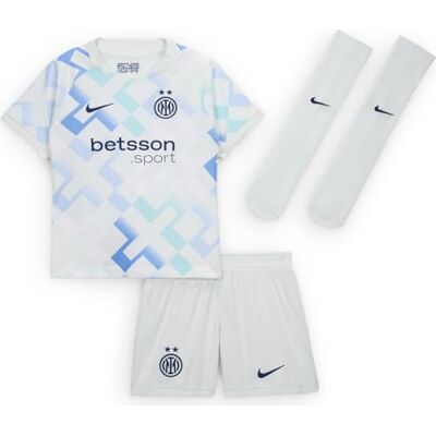 NIKE Inter Mailand 2025/26 Stadium Away Dreiteiliges Replika-fußballtrikot-set für Jüngere Kinder uniseks-kind voetbalshirt set NIKE Inter Mailand 2025/26 Stadium Away Dreiteiliges Replika-fußballtrikot-set für Jüngere Kinder uniseks-kind voetbalshirt set