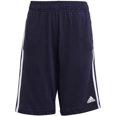 adidas Uniseks-Kind Essentials 3-Stripes Knit Shorts, Legend Ink/White, 7-8 Years adidas Uniseks-Kind Essentials 3-Stripes Knit Shorts, Legend Ink/White, 7-8 Years