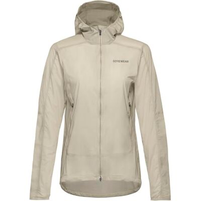 Gore Wear Fernflow Beige Lichte windjack - Dames Gore Wear Fernflow Beige Lichte windjack - Dames