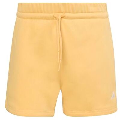 adidas Mujer ESSENTIALS SMALL LOGO FEEL COZY SHORTS, Semi Ice Tangerine/white, XS adidas Mujer ESSENTIALS SMALL LOGO FEEL COZY SHORTS, Semi Ice Tangerine/white, XS