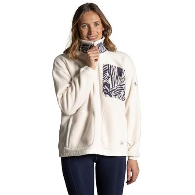 Craghoppers Womens Sanaa Borg Fleece Jacket Isolerende Volledige Zip Layer Top Craghoppers Womens Sanaa Borg Fleece Jacket Isolerende Volledige Zip Layer Top