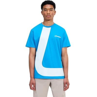Berghaus Heren Travlek T-shirt, Mountain Blue, 2XL Berghaus Heren Travlek T-shirt, Mountain Blue, 2XL