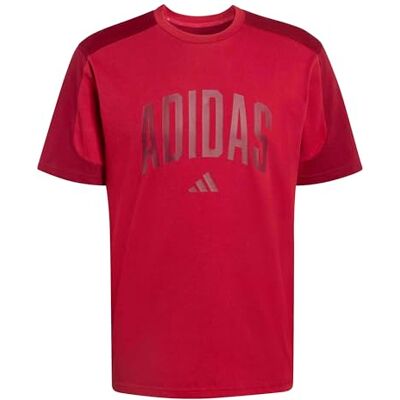 adidas Hombre COLLEGIATE T-SHIRT, active maroon/collegiate burgundy, XL adidas Hombre COLLEGIATE T-SHIRT, active maroon/collegiate burgundy, XL