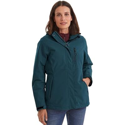 killtec dames Women's Functioneel jack/outdoorjack met afritsbare capuchon KOW 140 WMN JCKT KOW 140 WMN JCKT, petrol, 36, 37411-000 killtec dames Women's Functioneel jack/outdoorjack met afritsbare capuchon KOW 140 WMN JCKT KOW 140 WMN JCKT, petrol, 36, 37411-000