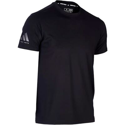 adidas Heren Promo Tee T-Shirt, White-Black, XXL adidas Heren Promo Tee T-Shirt, White-Black, XXL
