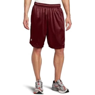 Russell Athletic Heren Mesh Short met zakken, Kastanjebruin, 2X Groot Russell Athletic Heren Mesh Short met zakken, Kastanjebruin, 2X Groot