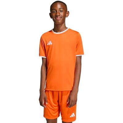 adidas uniseks-kind Entrada26 Jersey Kids Shirt, team orange/white, 3-4 Years adidas uniseks-kind Entrada26 Jersey Kids Shirt, team orange/white, 3-4 Years