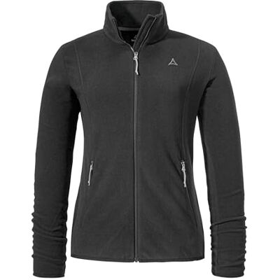 Schöffel Dames Fleece Jk Style Ash WMS, licht fleecejack van warm Tecnopile, sneldrogende outdoorjas met 2-weg stretch Schöffel Dames Fleece Jk Style Ash WMS, licht fleecejack van warm Tecnopile, sneldrogende outdoorjas met 2-weg stretch
