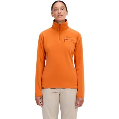 Berghaus Dames Prism 2.0 Micro Half Zip Polartec Fleece Toegevoegde Warmte Flatterende Stijl Duurzame Fleece Jas (pak van 1) Berghaus Dames Prism 2.0 Micro Half Zip Polartec Fleece Toegevoegde Warmte Flatterende Stijl Duurzame Fleece Jas (pak van 1)