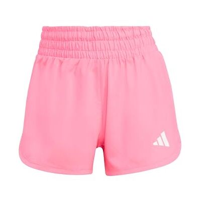 adidas Mujer Pacer Workout Woven High Rise Shorts, lucid pink/white, XXS 3 inch adidas Mujer Pacer Workout Woven High Rise Shorts, lucid pink/white, XXS 3 inch