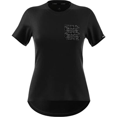 adidas TERREX T-shirt W TX Pocket – C: zwart/wit T: M adidas TERREX T-shirt W TX Pocket – C: zwart/wit T: M