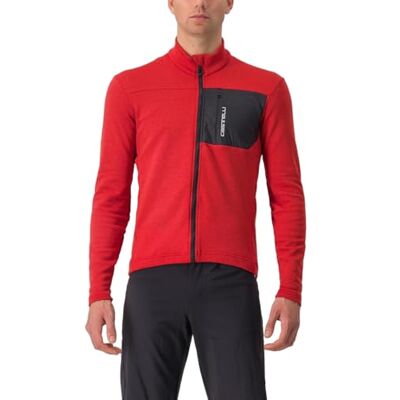 CASTELLI 4522505-642 Unltd Trail Jersey lange mouwen heren Pompeian rood/donkergrijs maat XL CASTELLI 4522505-642 Unltd Trail Jersey lange mouwen heren Pompeian rood/donkergrijs maat XL