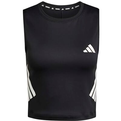 adidas dames Adi365 Running Climacool Iconic Crop Tank Shirt, black, XL adidas dames Adi365 Running Climacool Iconic Crop Tank Shirt, black, XL