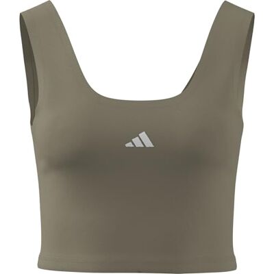 adidas Mujer ESSENTIALS SMALL LOGO COTTON LIFESTYLE TANK, Wonder Cargo/white, L adidas Mujer ESSENTIALS SMALL LOGO COTTON LIFESTYLE TANK, Wonder Cargo/white, L