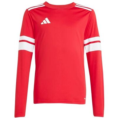 adidas uniseks-kind Squadra25 Jersey Long Sleeve Kids Shirt, team power red 2/white, 5-6 Years adidas uniseks-kind Squadra25 Jersey Long Sleeve Kids Shirt, team power red 2/white, 5-6 Years