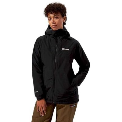 Berghaus Deluge Pro 3.0 geïsoleerde damesjas, zwart (Jet Black), 18 Berghaus Deluge Pro 3.0 geïsoleerde damesjas, zwart (Jet Black), 18