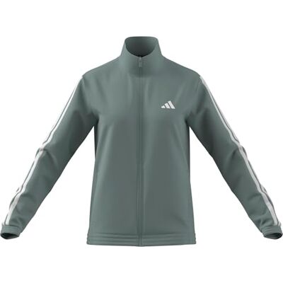 adidas Mujer TRICOT 3-STRIPES TRACKTOP, Wonder Sage, L adidas Mujer TRICOT 3-STRIPES TRACKTOP, Wonder Sage, L