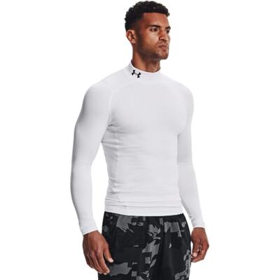 UNDER ARMOUR Heren 2024 ColdGear Armour Vochtafvoerende Mock Training Baselayer UNDER ARMOUR Heren 2024 ColdGear Armour Vochtafvoerende Mock Training Baselayer