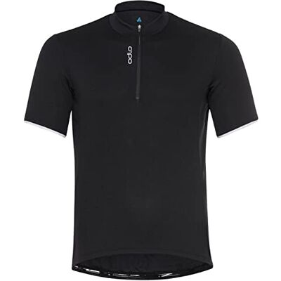 Odlo Essentials 411972 Fietsshirt voor heren, halve ritssluiting Odlo Essentials 411972 Fietsshirt voor heren, halve ritssluiting
