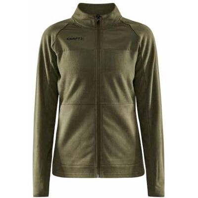 Craft ADV Explore Fleece Mid layer fleecejack voor dames, XS Rift, geborsteld fleece, met duimgat, zakken met ritssluiting, Quick Dry jas voor dames, outdoor fleecejas voor dames Craft ADV Explore Fleece Mid layer fleecejack voor dames, XS Rift, geborsteld fleece, met duimgat, zakken met ritssluiting, Quick Dry jas voor dames, outdoor fleecejas voor dames