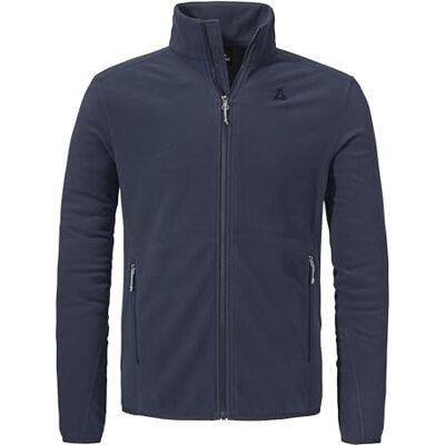 Schöffel Heren fleece Jk Style Ash MNS, lichte fleecejack van warm Tecnopile, sneldrogend outdoorjack met 2-weg stretch Schöffel Heren fleece Jk Style Ash MNS, lichte fleecejack van warm Tecnopile, sneldrogend outdoorjack met 2-weg stretch
