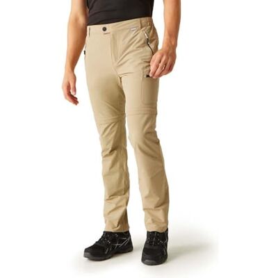 Regatta Heren Highton Zip Off Wandelbroek, Wandelbroek, Haver, 44W EU Beige Regatta Heren Highton Zip Off Wandelbroek, Wandelbroek, Haver, 44W EU Beige