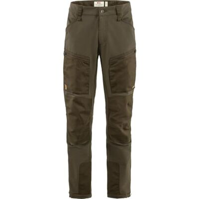 Fjällräven KEB AGILE WINTER TROUSERS M Herren Gr.56/R - Trekkinghose - oliv-dunkelgrün/braun Fjällräven KEB AGILE WINTER TROUSERS M Herren Gr.56/R - Trekkinghose - oliv-dunkelgrün/braun