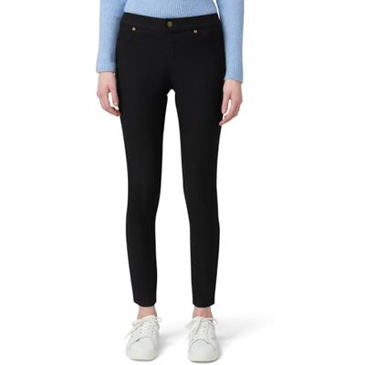 HUE Dames Ultra zachte fleece gevoerde denim legging, Zwart, L HUE Dames Ultra zachte fleece gevoerde denim legging, Zwart, L
