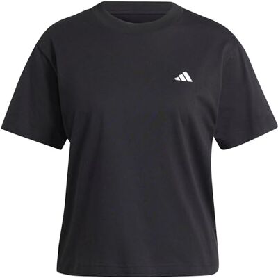 adidas Dames ESSENTIALS SMALL LOGO T-SHIRT, black, XS adidas Dames ESSENTIALS SMALL LOGO T-SHIRT, black, XS