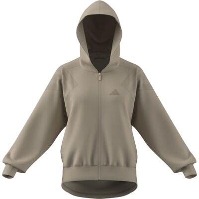 adidas Mujer FUTURE ICONS THREE STRIPES HOODIE, Crystal Linen, M adidas Mujer FUTURE ICONS THREE STRIPES HOODIE, Crystal Linen, M