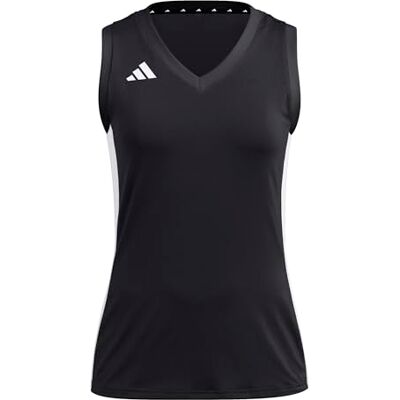 adidas dames Volleyball Quickset Sleeveless Jersey Shirt, Black, XXS adidas dames Volleyball Quickset Sleeveless Jersey Shirt, Black, XXS