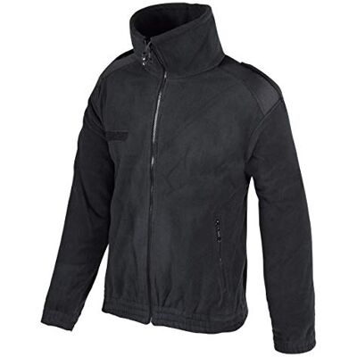 Mil-Tec fleecejack, Frans, zwart Mil-Tec fleecejack, Frans, zwart