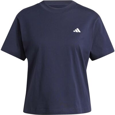adidas Dames ESSENTIALS SMALL LOGO T-SHIRT, legend ink, XS adidas Dames ESSENTIALS SMALL LOGO T-SHIRT, legend ink, XS