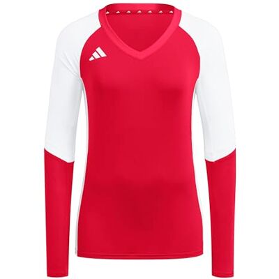 adidas dames Volleyball Quickset Long Sleeve Jersey Shirt, Team Power Red 2, XL adidas dames Volleyball Quickset Long Sleeve Jersey Shirt, Team Power Red 2, XL