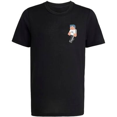 adidas Unisex niños MINECRAFT TRAINING T-SHIRT, black, 13-14 Years adidas Unisex niños MINECRAFT TRAINING T-SHIRT, black, 13-14 Years