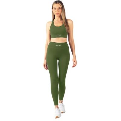Carlheim Women's Serenita Active Collection Sports Bra X-Back, Safari Green, Large, Safari Green, L Carlheim Women's Serenita Active Collection Sports Bra X-Back, Safari Green, Large, Safari Green, L