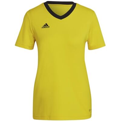 adidas Dames Entrada 22 Jersey, Team Yellow/Black, XXL adidas Dames Entrada 22 Jersey, Team Yellow/Black, XXL