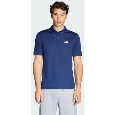 adidas heren Workout Essentials Base Polo Shirt, dark blue, S adidas heren Workout Essentials Base Polo Shirt, dark blue, S