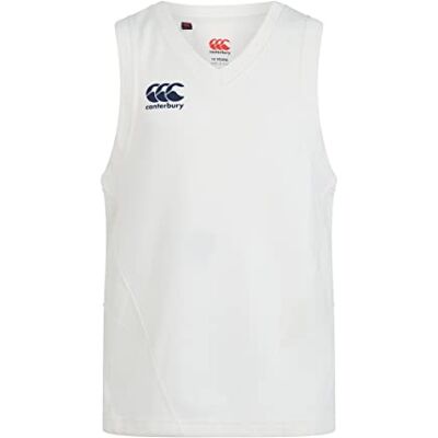 Canterbury Boy's Junior Mouwloos Cricket Overshirt Trui Vest voor jongens Canterbury Boy's Junior Mouwloos Cricket Overshirt Trui Vest voor jongens