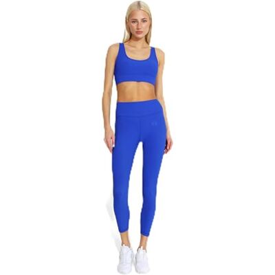 Carlheim Women's active wear Sports Bra Ribbed Classic Helle, Victoria Blue, X-Large Carlheim Women's active wear Sports Bra Ribbed Classic Helle, Victoria Blue, X-Large