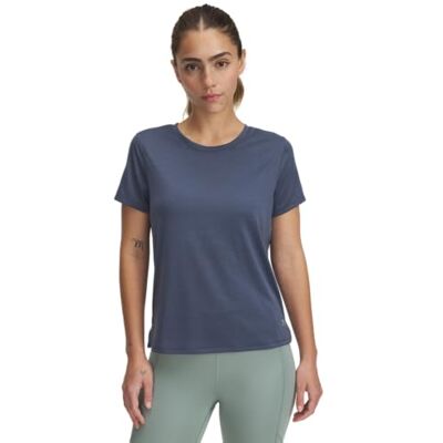 Under Armour Streaker donkergroene korte mouwen T-shirt - Vrouw Under Armour Streaker donkergroene korte mouwen T-shirt - Vrouw