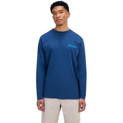 Berghaus Heren Grappled T-shirt, Hale Navy, XL Berghaus Heren Grappled T-shirt, Hale Navy, XL