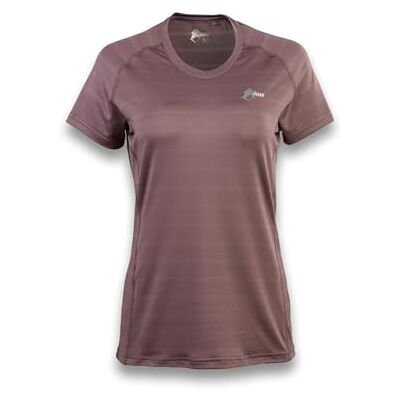 Ande Omio T-shirt voor dames, functioneel shirt voor training en outdoor, Mauve, XL Ande Omio T-shirt voor dames, functioneel shirt voor training en outdoor, Mauve, XL