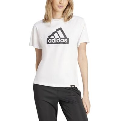 adidas Dames MODERN ESSENTIALS GRAPHIC TEE, WHITE, S adidas Dames MODERN ESSENTIALS GRAPHIC TEE, WHITE, S