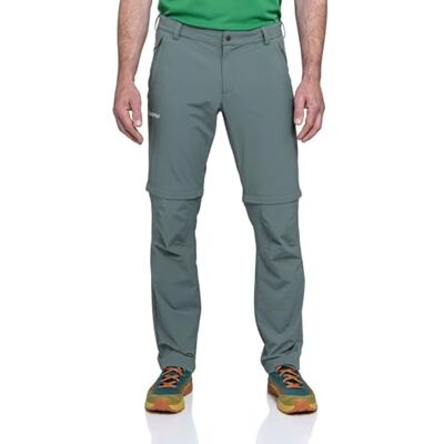 SCHÖFFEL heren Zipp Off broek Folkstone - staalgrijs - maat 56 SCHÖFFEL heren Zipp Off broek Folkstone - staalgrijs - maat 56