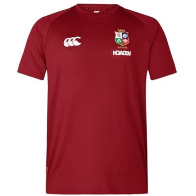 Canterbury Heren British and Irish Lions Everest T-shirt, Red Dahlia, 4X-Large Canterbury Heren British and Irish Lions Everest T-shirt, Red Dahlia, 4X-Large