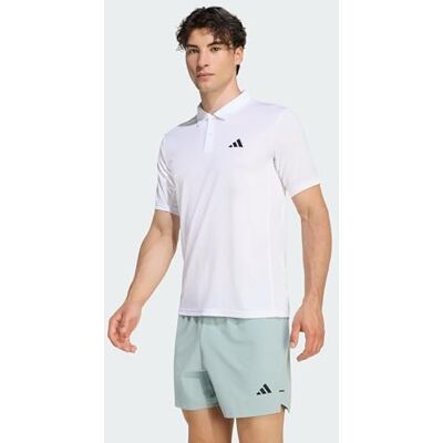 adidas heren Workout Essentials Base Polo Shirt, white, 3XL adidas heren Workout Essentials Base Polo Shirt, white, 3XL