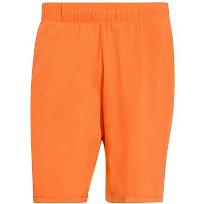 adidas Hombre CLUB TENNIS CLIMACOOL STRETCH WOVEN SHORTS, Pure Orange, M 9 inch adidas Hombre CLUB TENNIS CLIMACOOL STRETCH WOVEN SHORTS, Pure Orange, M 9 inch